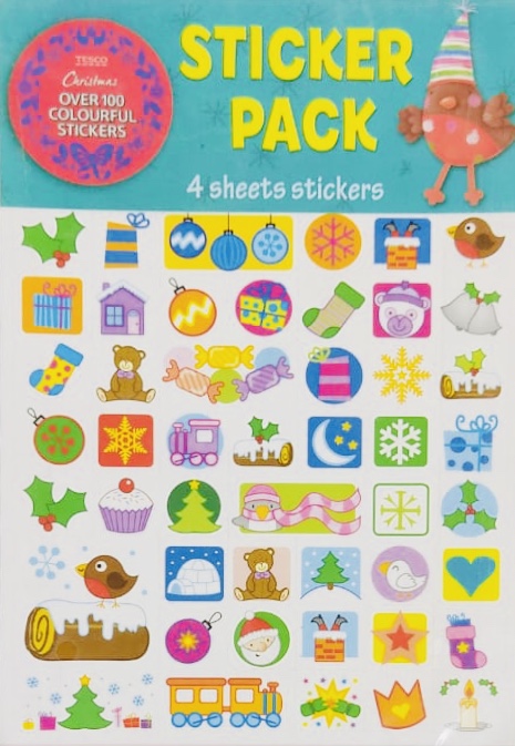 Christmas Sticker Pack ( 4 sheets )