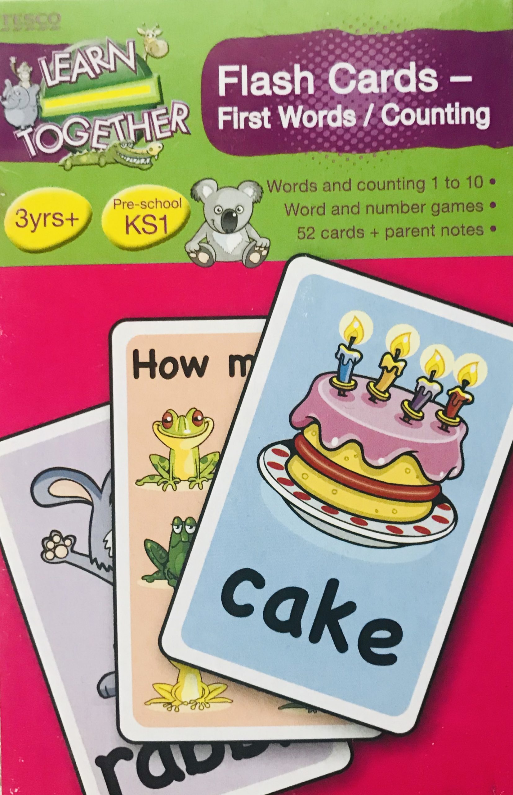 Flash Card First Word & Counting