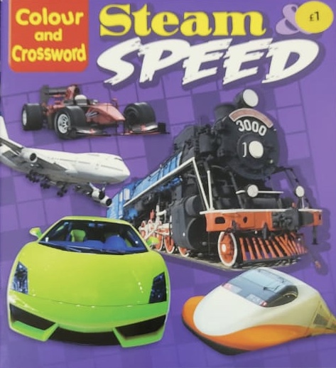 Steam and Speed colour and crossword