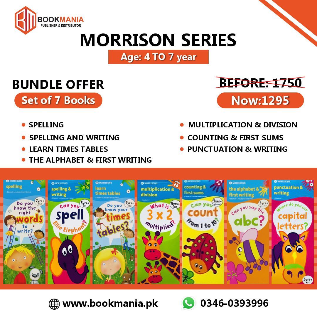 Morrison Set of 7 Educational Pads