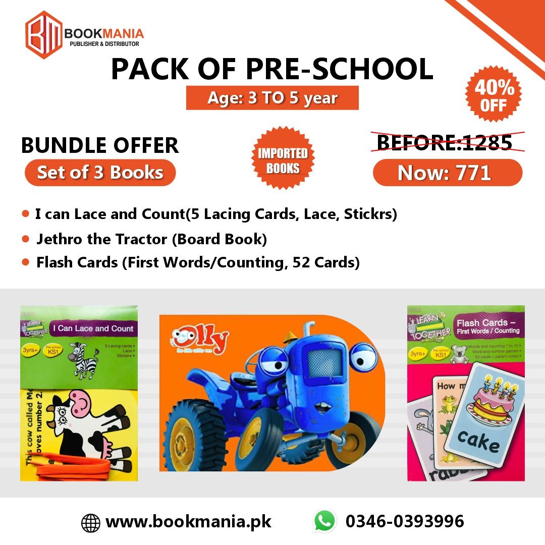 Pre-School Pack (set of 3 books)