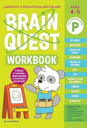 Brain Quest Workbook: Pre-K Revised Edition