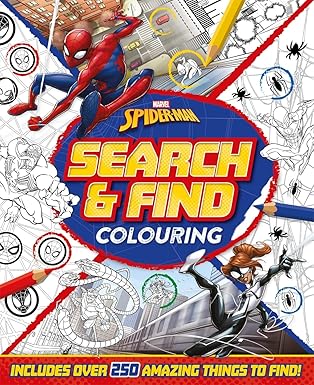 Marvel Spider-Man: Search & Find Colouring
