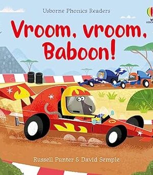 Vroom, vroom, Baboon!