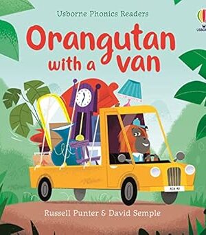 Orangutan with a van