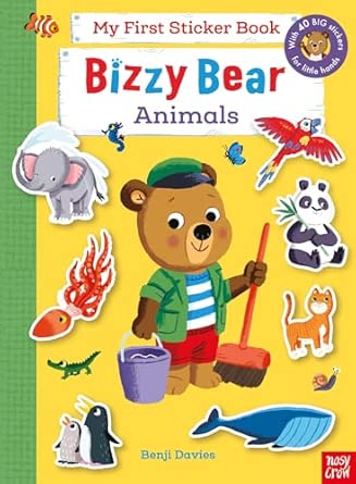 Bizzy Bear: My First Sticker Book Animals