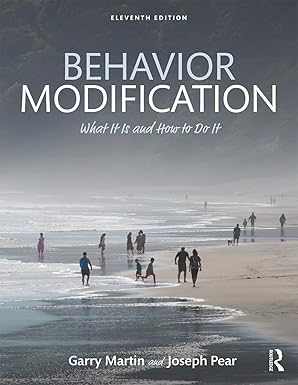 Behavior modification