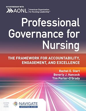 Professional Governance for Nursing: The Framework for Accountability, Engagement, and Excellence