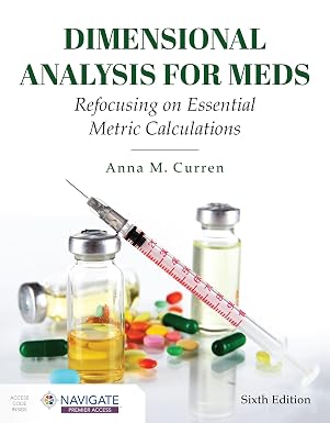 Dimensional Analysis for Meds