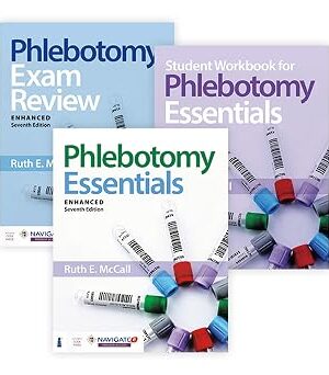 Jones & Bartlett Learning Phlebotomy Essentials + Student Workbook + Exam Review