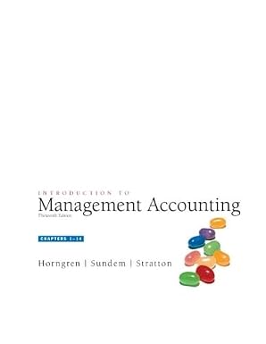 Introduction to Management Accounting