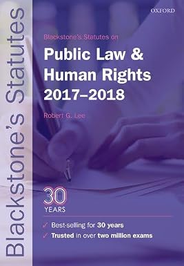 Public Law & Human Rights 2017-2018