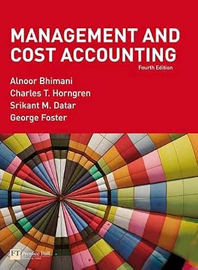 Management and Cost Accounting