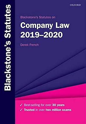 Company Law 2019-2020