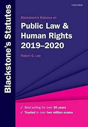 Public Law & Human Rights 2019-2020