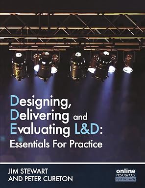 Designing, Delivering and Evaluating L&D